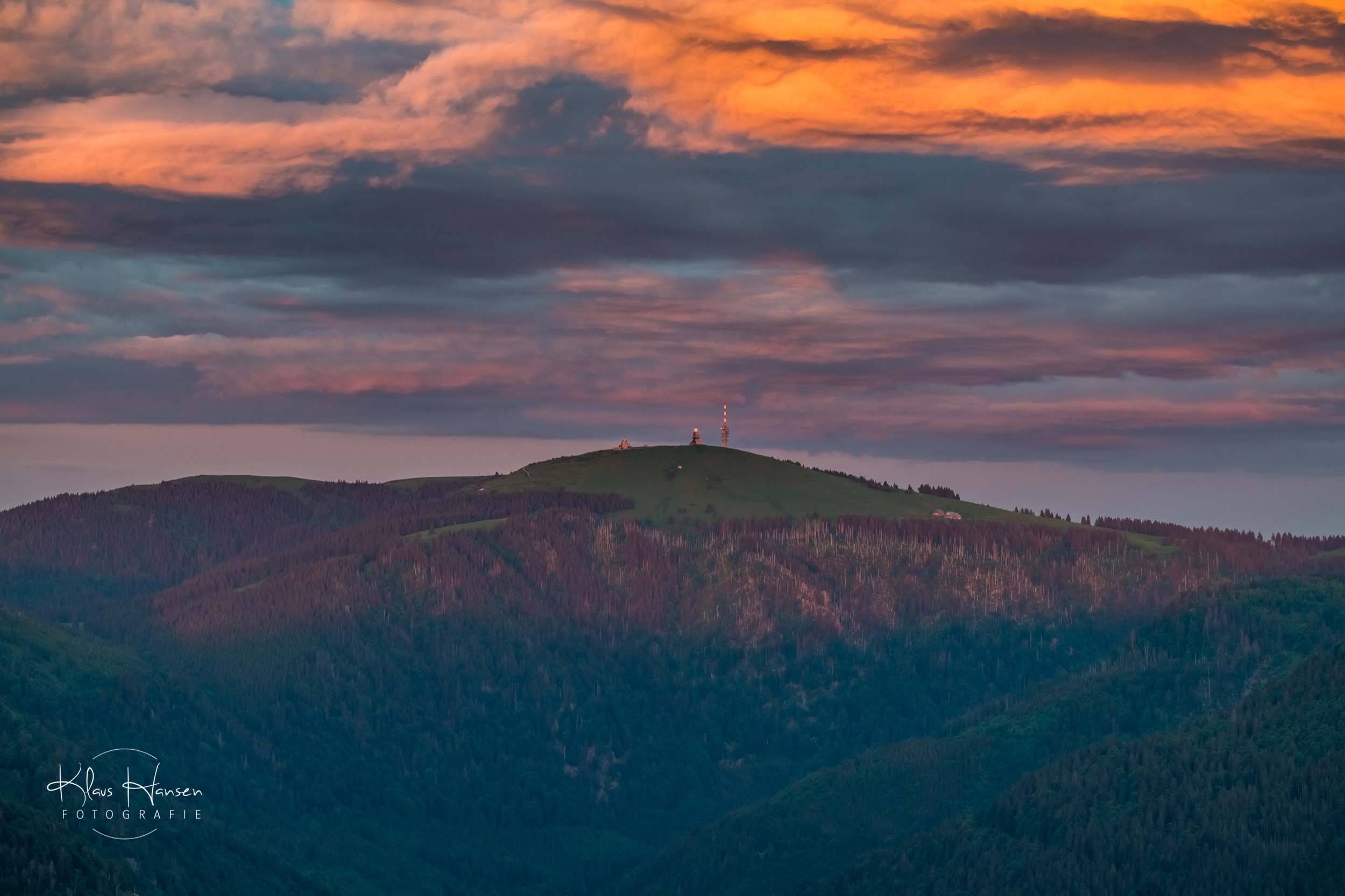 Feldberg-Panorama in der Dämmerung