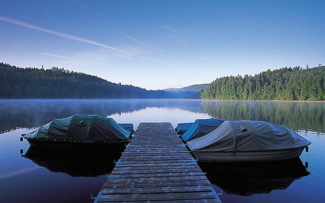 Bootsanlegestelle am Titisee